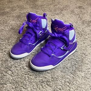 Purple Jordan Basketball Shoes